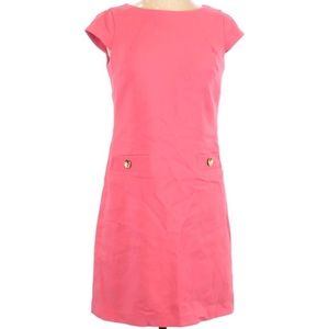 Eliza J Pink Shift Dress Barbiecore Pink Dress Career Mid Century Modern